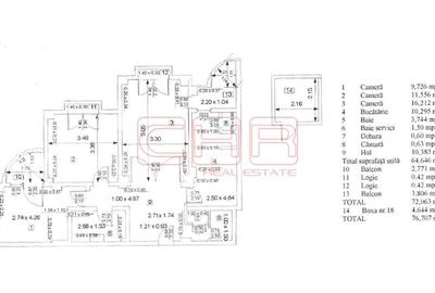 Apartament cu 3 camere decomandat, mobilat în Tei - 3