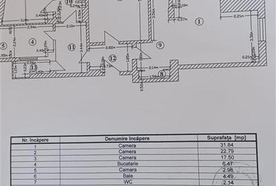 Apartament cu 3 camere decomandat, mobilat în Calea Victoriei - 4