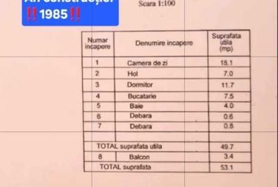 Apartament cu 2 camere decomandat în Rovine - 1