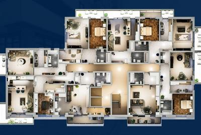 Apartament 1 camera - spatios intr-un complex rezidential nou din Podu Ros - 15