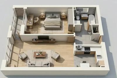 Apartament cu 2 camere decomandat în 13 Septembrie - 3