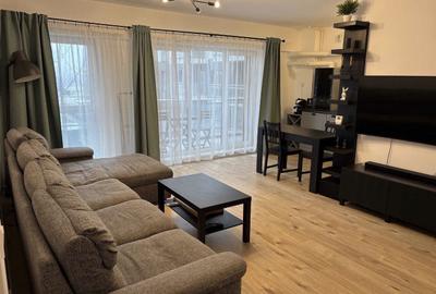 Apartament cu 2 camere semidecomandat, mobilat în Pipera