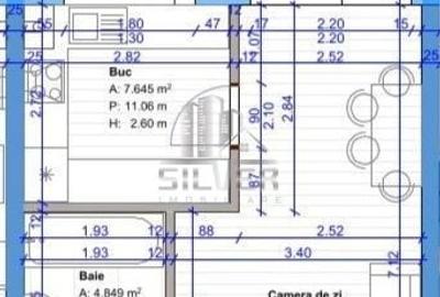 Apartament cu 2 camere în Florești