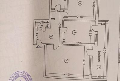 Apartament cu 2 camere decomandat în Central