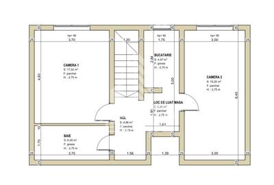 Apartament cu 2 camere decomandat în Girocului
