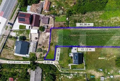 Teren Construcții intravilan de 1267 mp, în Lețcani