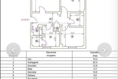 Apartament cu 3 camere decomandat în Frații Golești - 8