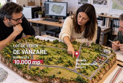 Teren de 10000 mp, în Jilava