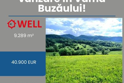 Teren de 9289 mp, în Vama Buzăului