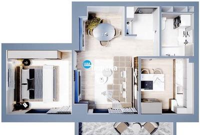 Apartament cu 2 camere decomandat în Frumoasa - 4