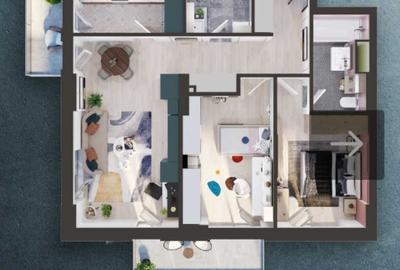 Apartament cu 3 camere decomandat în Central - 5