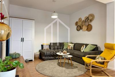 Apartament cu 2 camere decomandat, mobilat în Piața Cluj