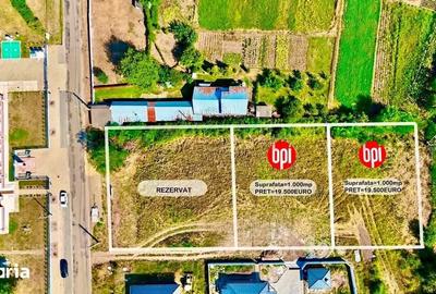 Teren de 1000 mp, în Fântâna Mare