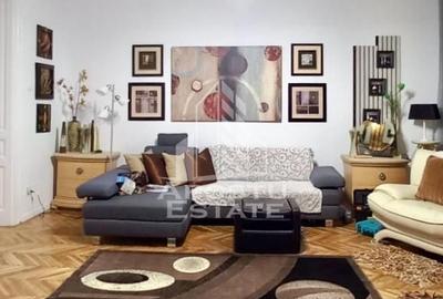 Apartament cu 3 camere circular, mobilat în Ultracentral