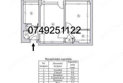 Apartament cu 2 camere semidecomandat în Parcul Circului - 7