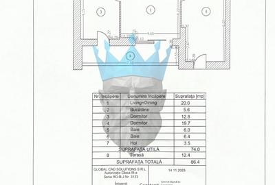 Apartament cu 3 camere semidecomandat, mobilat în Băneasa - 20