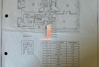 Apartament cu 3 camere decomandat în Magheru