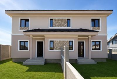 Duplex cu 4 camere cu Canalizare în Moșnița Nouă - 1