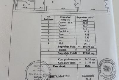 Apartament cu 3 camere decomandat în 13 Septembrie