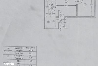 Apartament cu 2 camere în Podu Roș