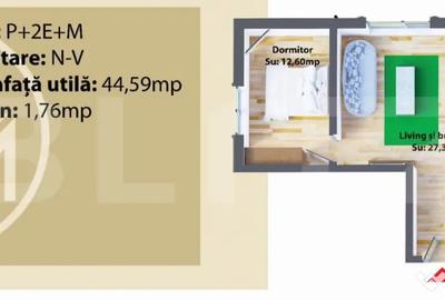 Apartament cu 2 camere decomandat în Central - 1