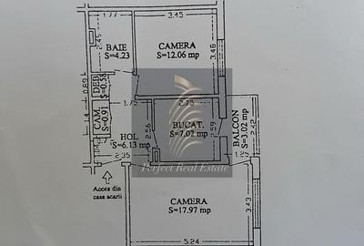 Apartament cu 2 camere decomandat în Central