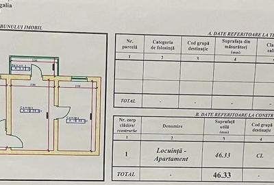 Apartament cu 3 camere semidecomandat în Central