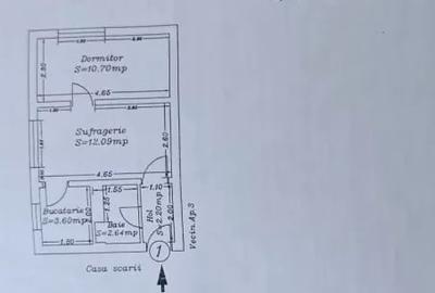 Apartament cu 2 camere semidecomandat în Tomis Nord