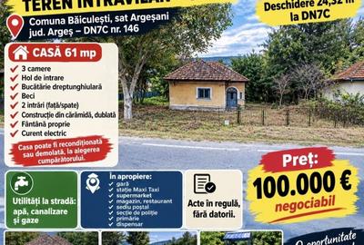 Casă cu 3 camere în Băiculești