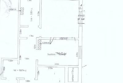 Apartament cu 2 camere decomandat în Micro 20