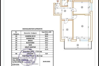 Apartament cu 3 camere decomandat în Exterior Vest