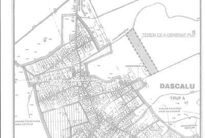 Teren Construcții intravilan de 35000 mp, în Dascălu - 2