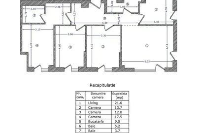 Apartament cu 4 camere decomandat în Nord - 17