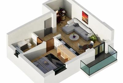 Apartament cu 3 camere în Braytim