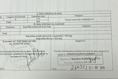 Teren de 514 mp, în Poarta Albă - 1