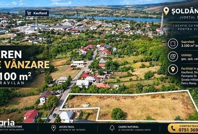Teren de 3100 mp, în Fălticeni