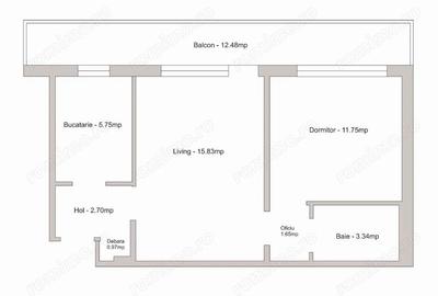 Apartament cu 2 camere semidecomandat în Brâncoveanu