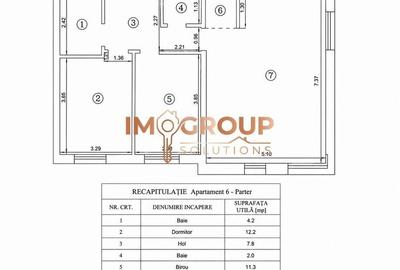 Apartament cu 3 camere în Rediu