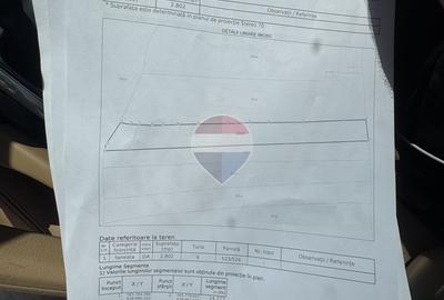 Teren de 2802 mp, în Borca