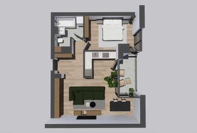 Apartament cu 2 camere decomandat în Circumvalațiunii - 2