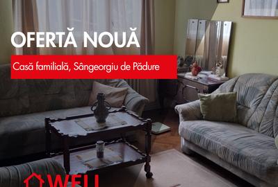 Casă individuală cu 10 camere cu Teren 1200 Mp în Sângeorgiu de Pădure