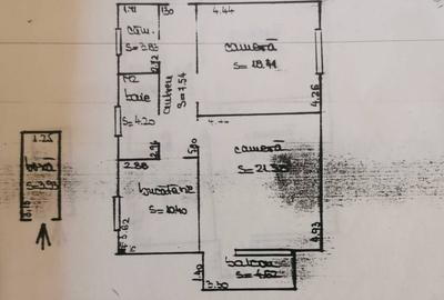 Apartament cu 2 camere decomandat în Central