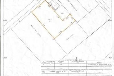 Teren de 1300 mp, în Creața