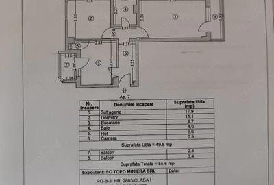 Apartament cu 2 camere decomandat în Abator