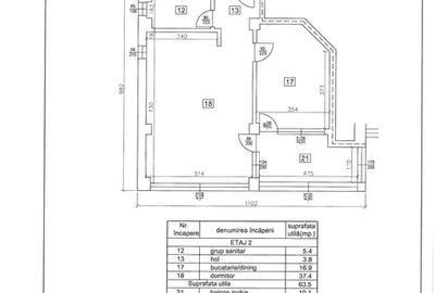 Apartament cu 2 camere în Bușteni - 8