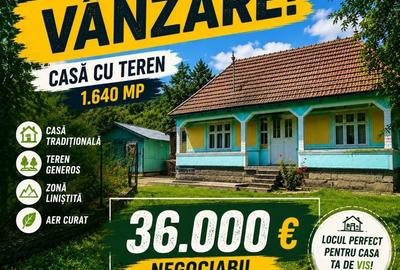 Casă cu 3 camere în Ferestrău-Oituz