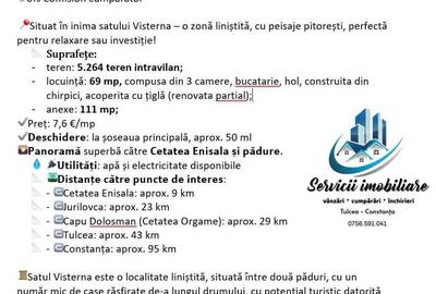 Casă cu 3 camere în Visterna - 3
