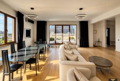 Apartament cu 3 camere semidecomandat, mobilat în Herăstrău