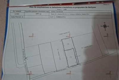 Teren de 2000 mp, în Corbeanca