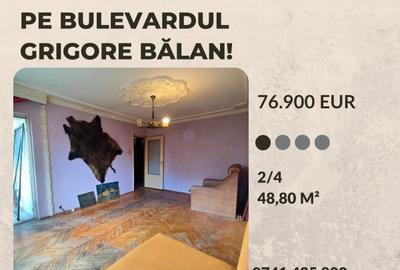 Apartament cu 2 camere în Lenin